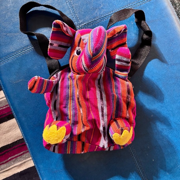 Colorful Elephant Mini Backpack - Picture 1 of 4
